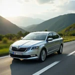 Skoda Octavia Diesel auf der Straße