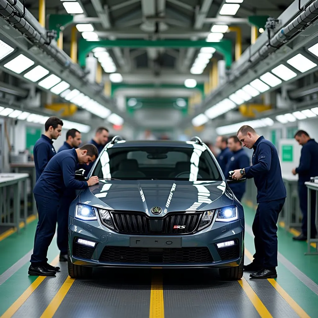 Skoda Octavia RS Produktion