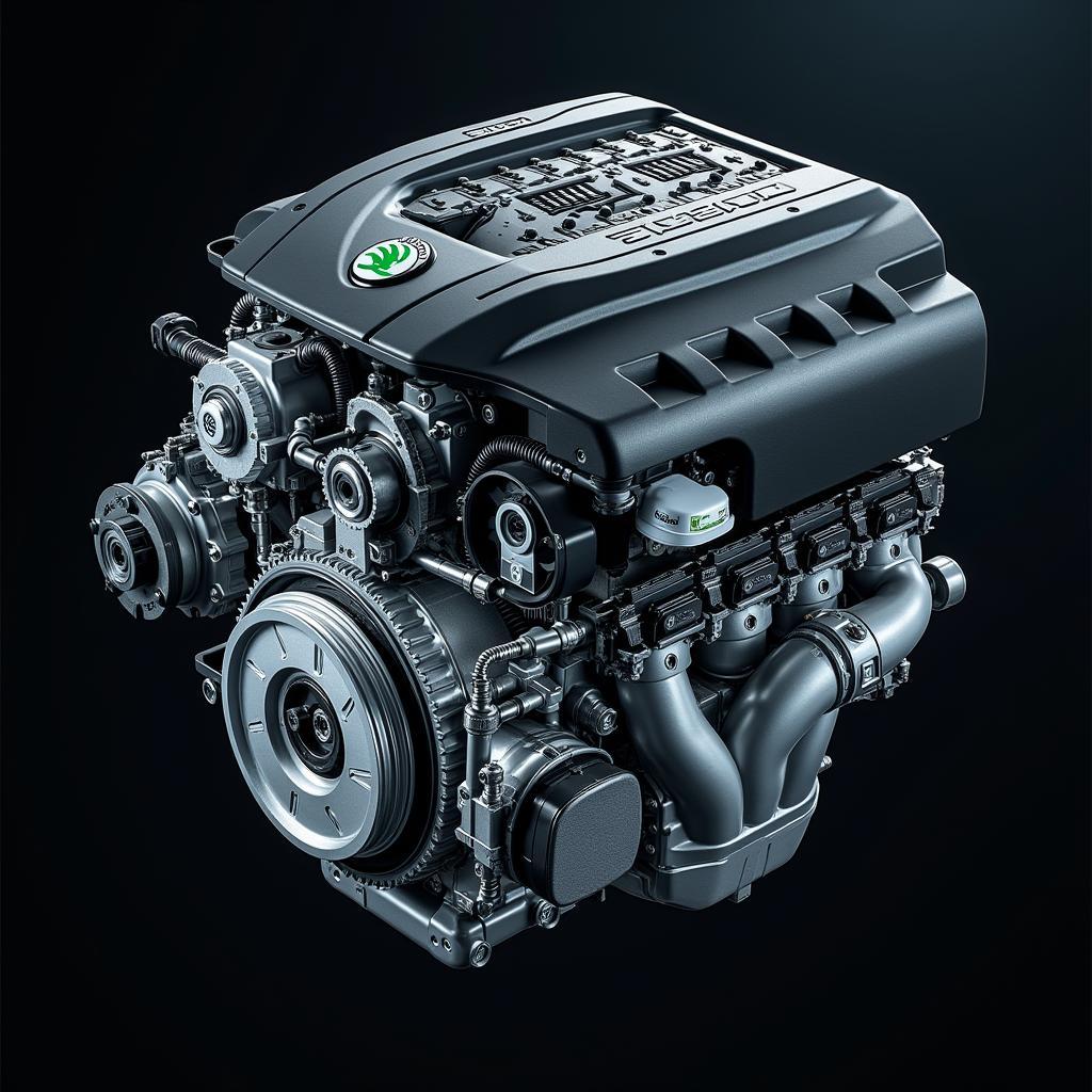 Leistungsstarker Motor des Skoda Superb Combi 2023