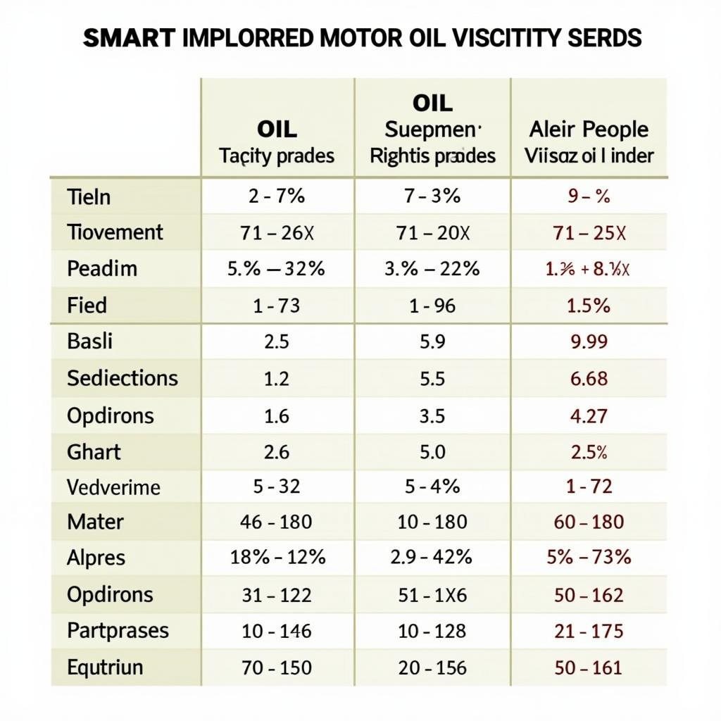 Motoröl Viskosität für Smart