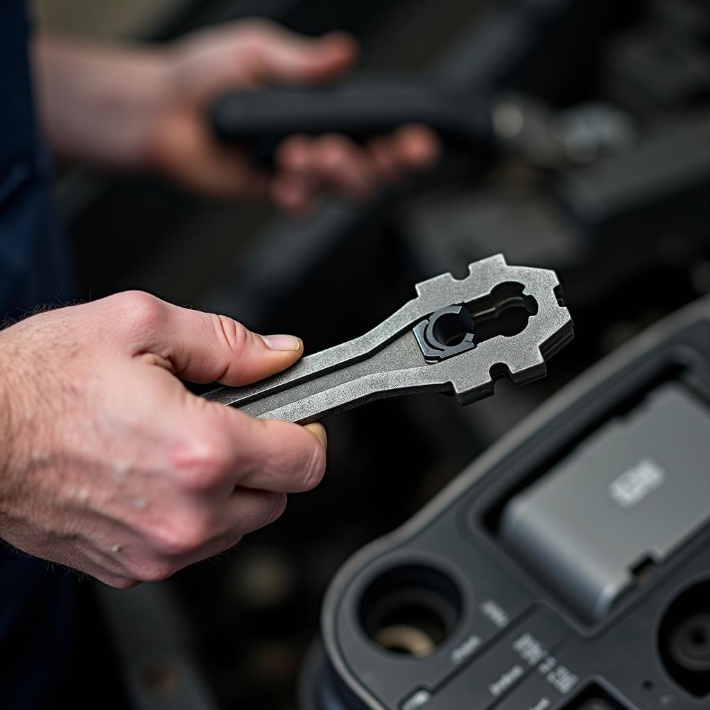 Spezialwerkzeug für die Demontage von Autoteilen