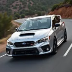 Subaru WRX STI 15 auf der Straße