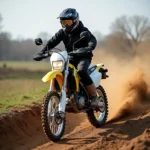 Suzuki DR 650 im Gelände