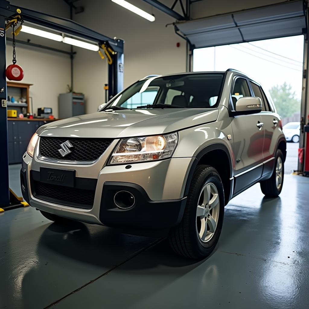 Suzuki Grand Vitara 3-Türer in der Werkstatt