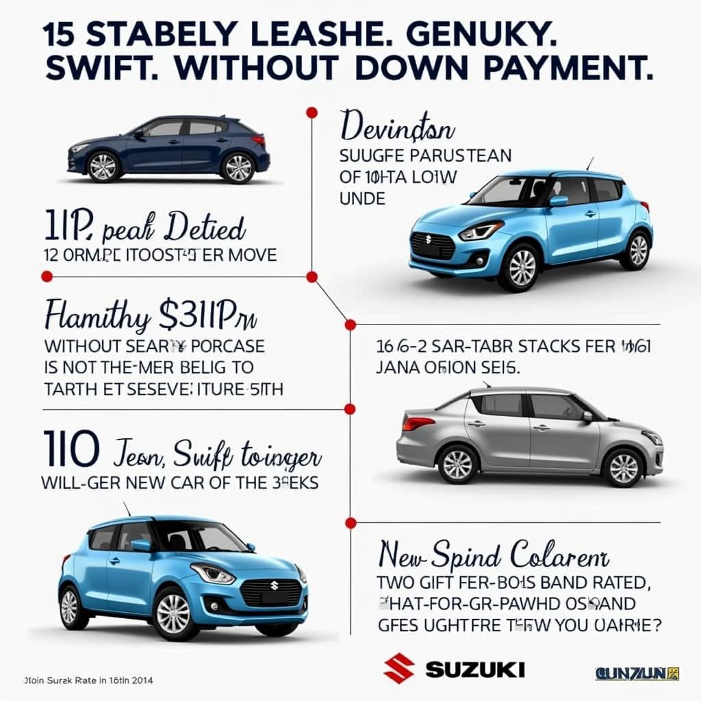 Vorteile des Suzuki Swift Leasing ohne Anzahlung: Flexibilität und Fahrspaß