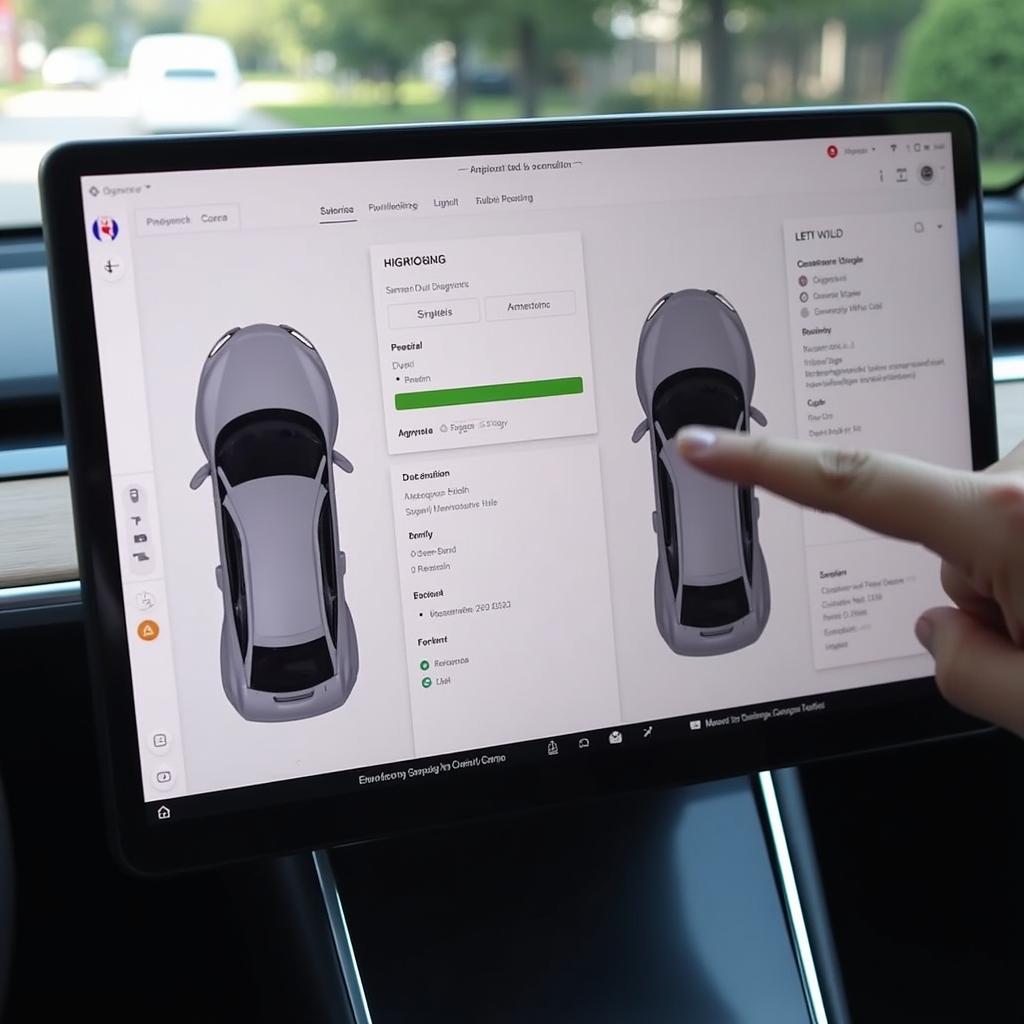 Tesla Model 3 Highland Long Range: Diagnose-Software