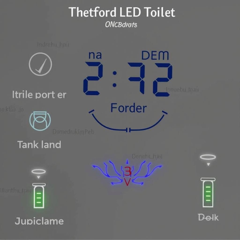 Thetford Toilette LED-Anzeige