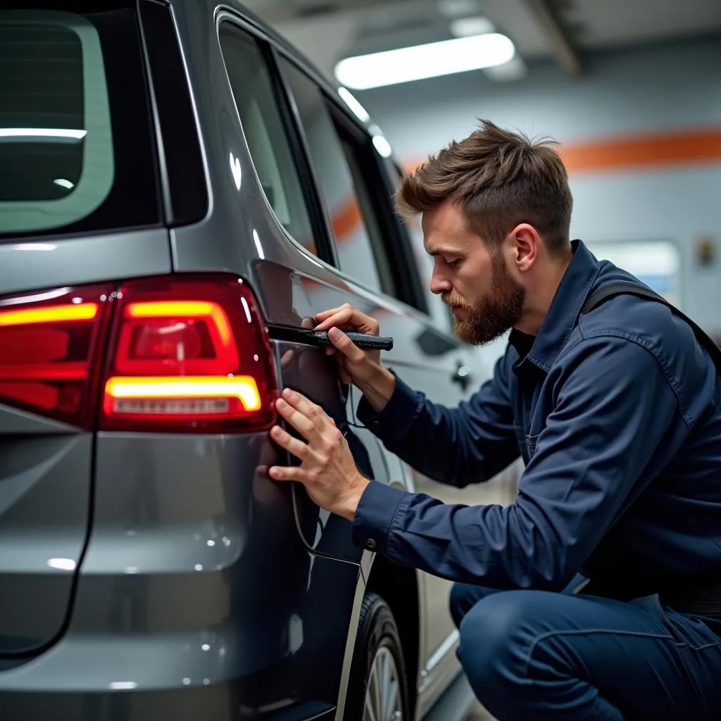 Reparatur von Touran Rückleuchten