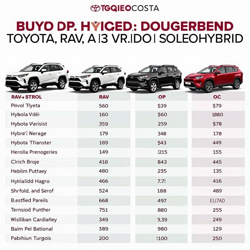 Toyota RAV4 Preisvergleich: Antriebsarten