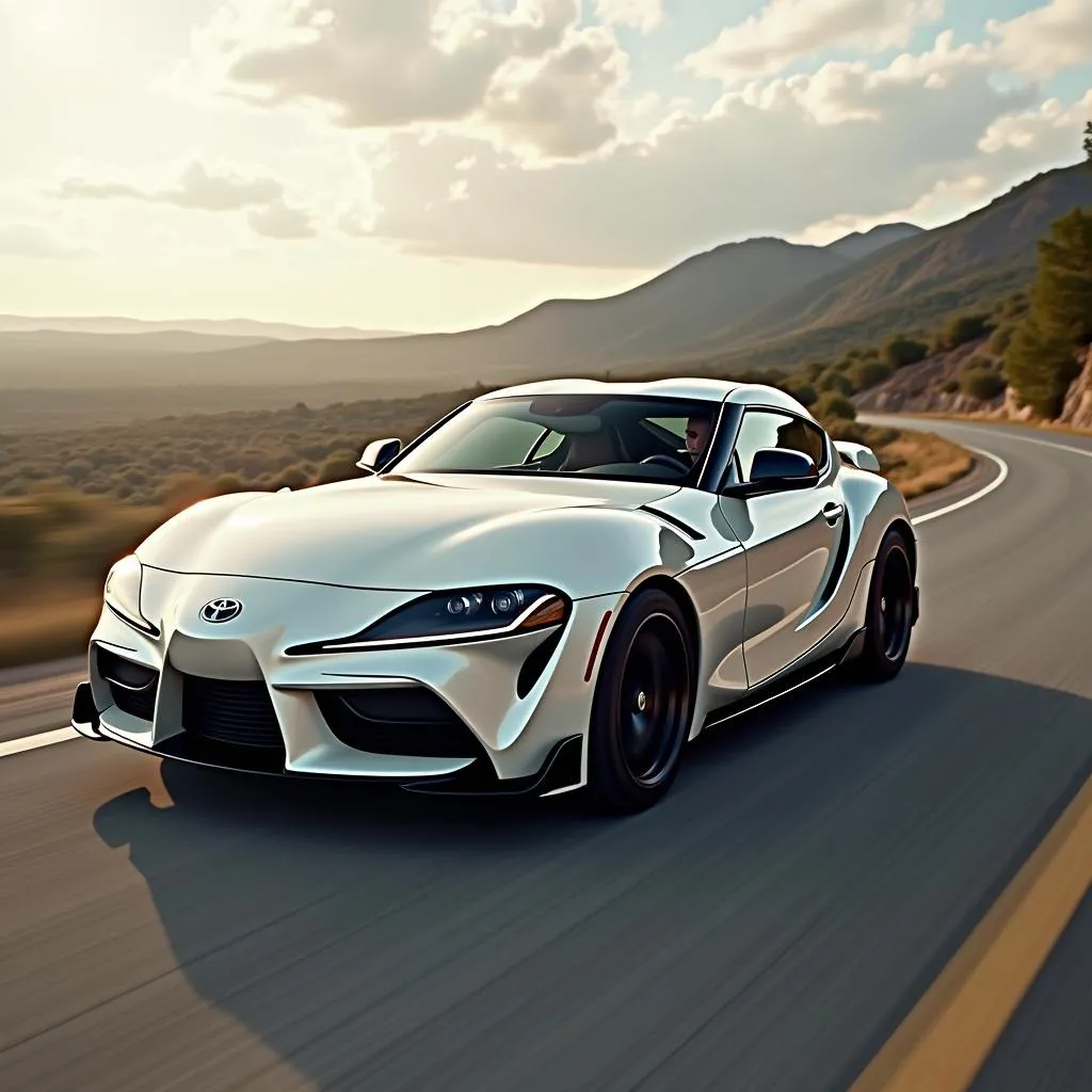 Essai routier d'une Toyota Supra d'occasion