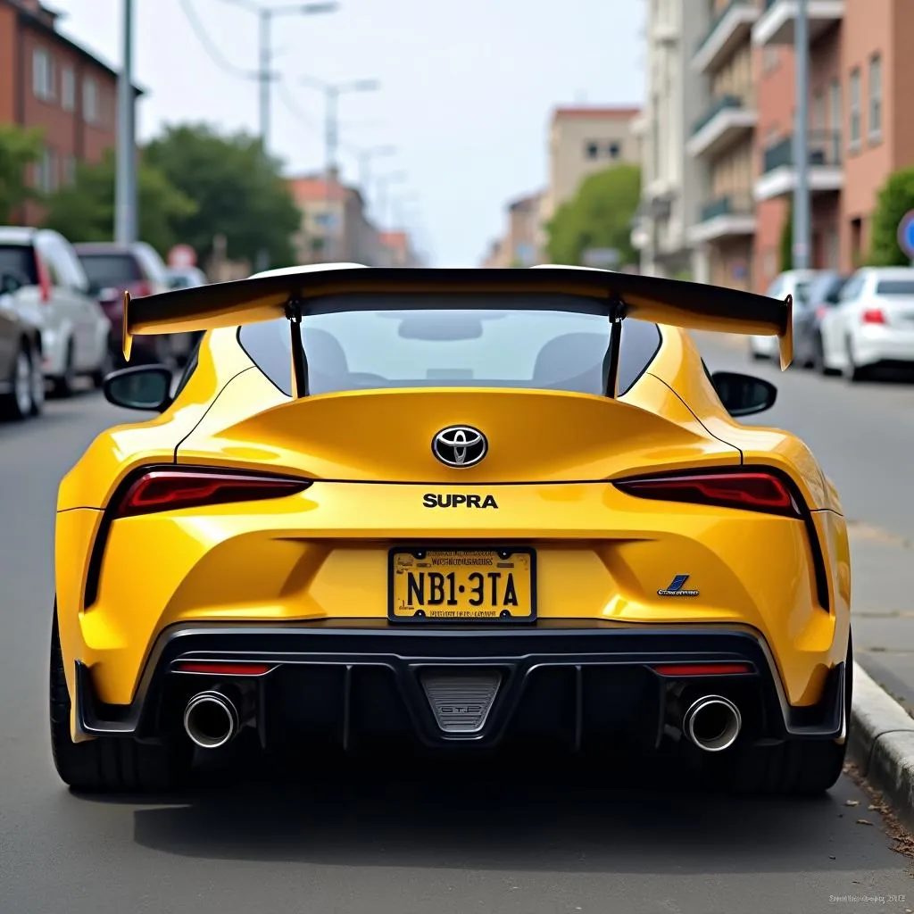 Toyota Supra mit Heckspoiler