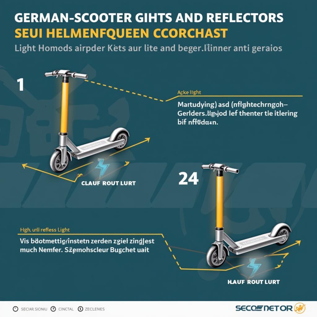 Gesetzliche Vorschriften für Tretroller Licht