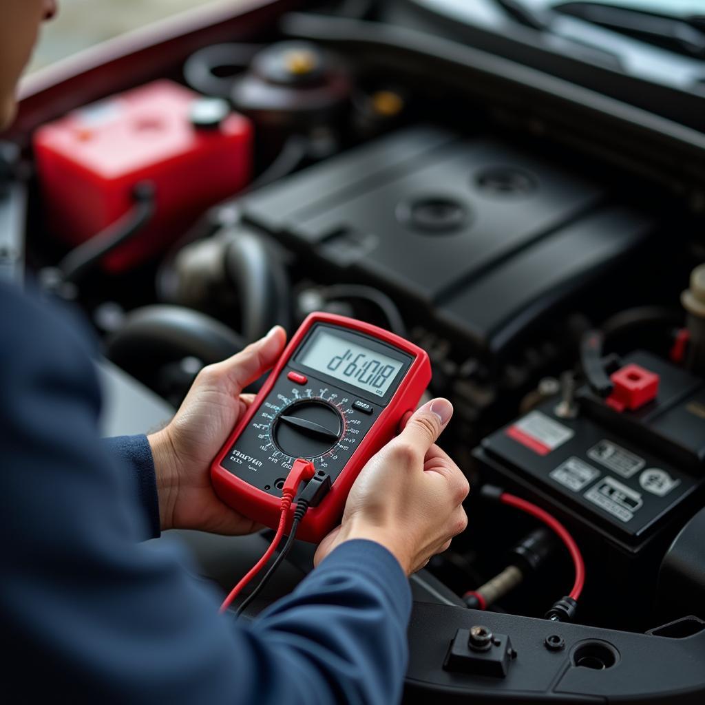 Tronic Batterien Test mit Multimeter