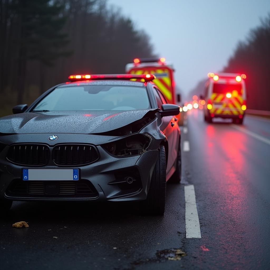 Ongeval op de A81