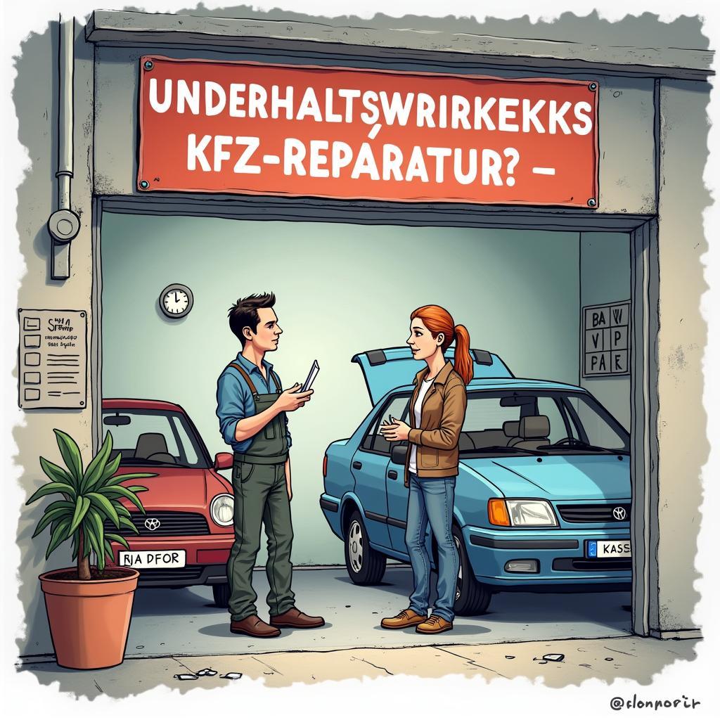 Unterhaltsvorschusskasse Flensburg und Kfz-Werkstatt