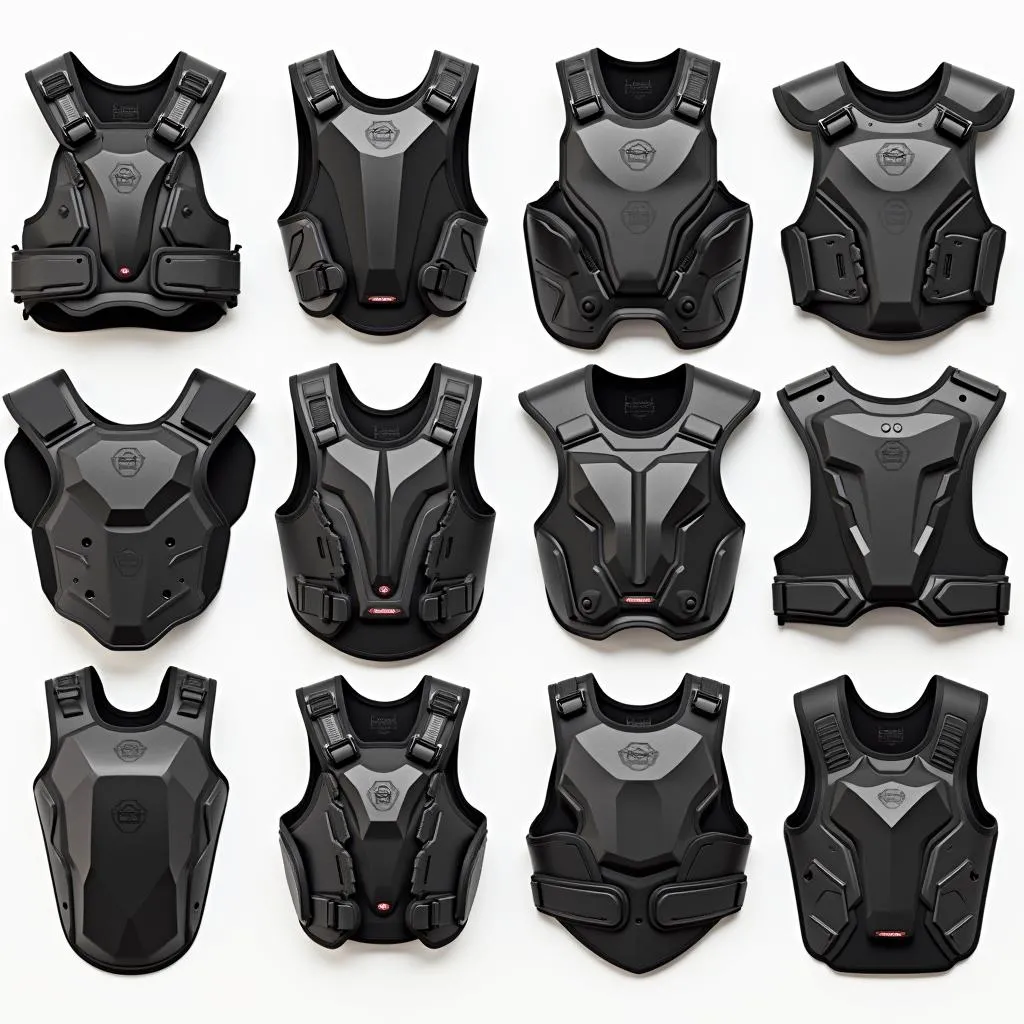 Different types of back protectors