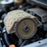 Verstopfter Dieselpartikelfilter im Auto