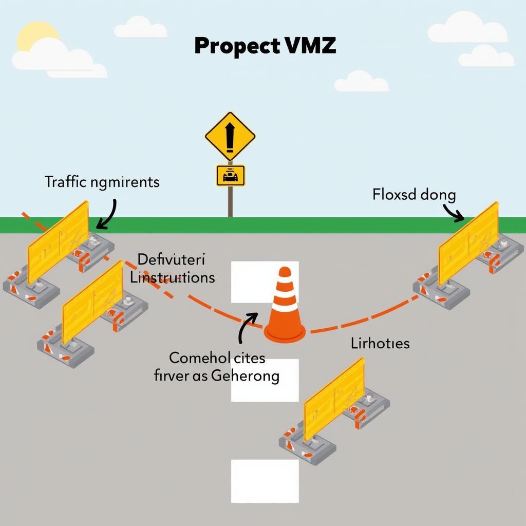 VMZ Sicherung auf einer Baustelle