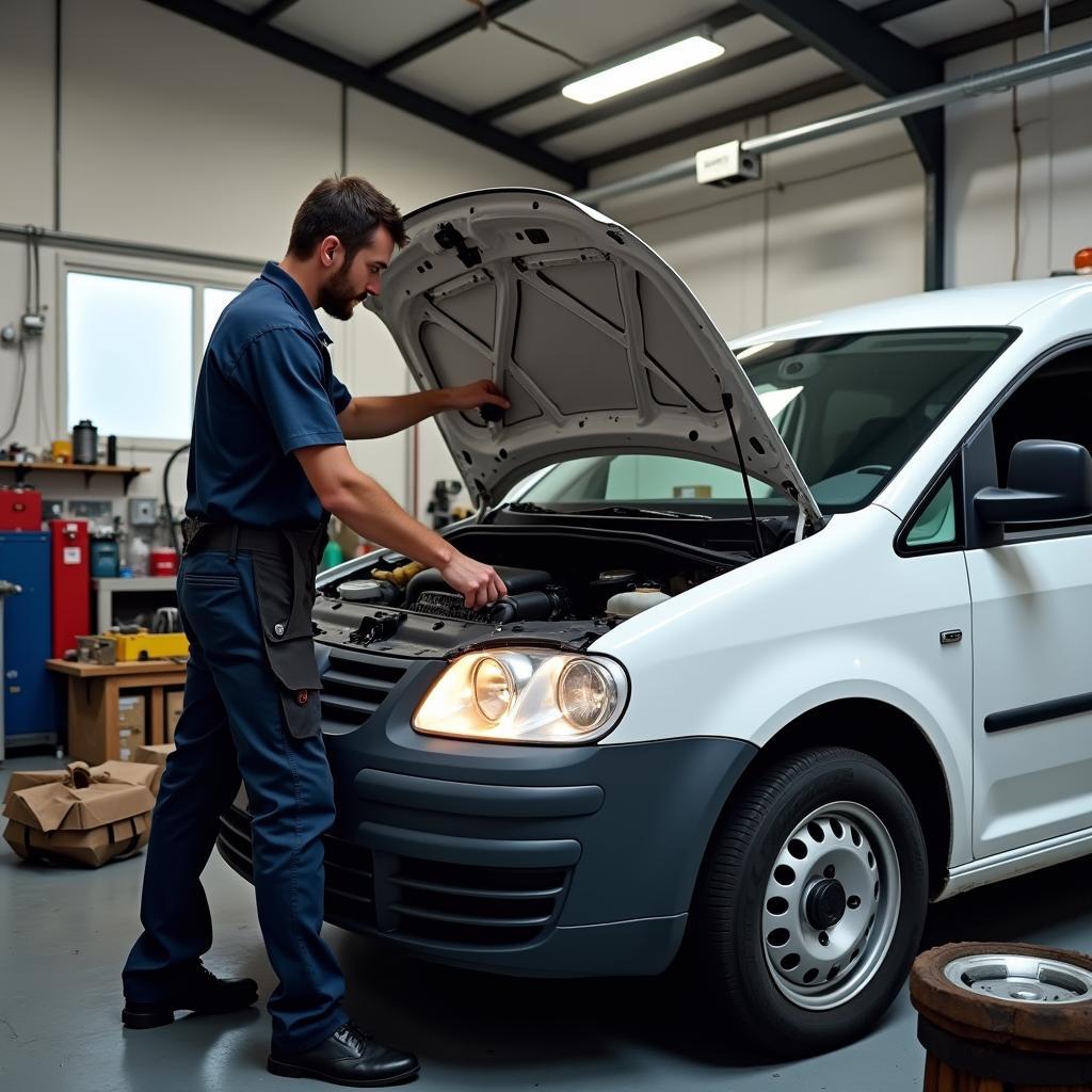 Wartung Volkswagen Caddy 2005