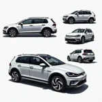 Modernes Design des Volkswagen Cross Golf