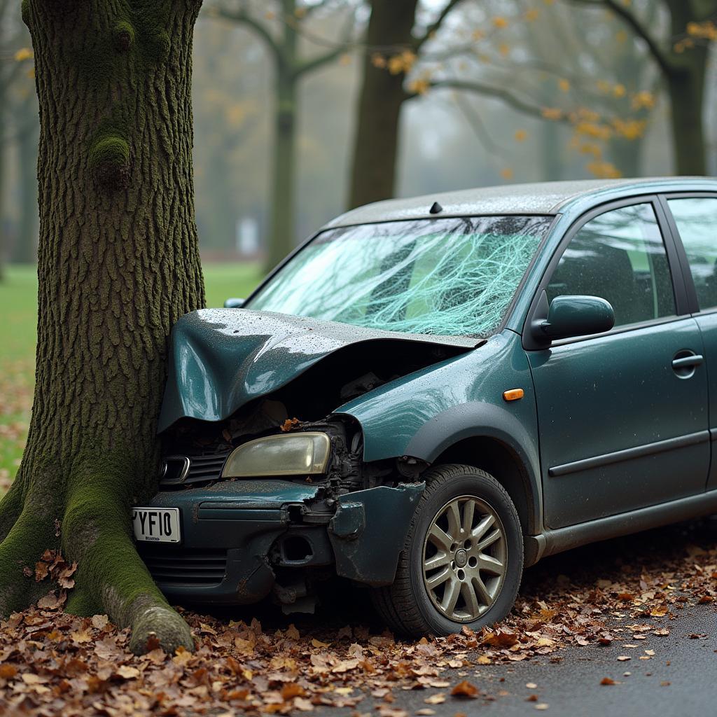 Unfall mit einem Auto