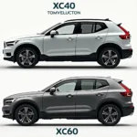 Volvo XC40 und XC60 im Vergleich