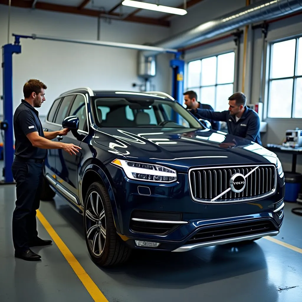 Volvo XC90 Wartung in der Werkstatt