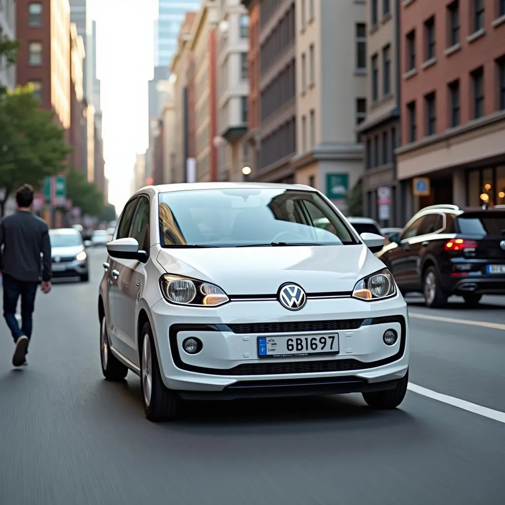 VW e-up! em test drive na cidade