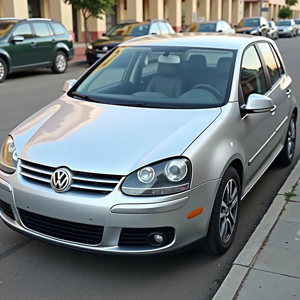 VW Golf 5 mit neuen Felgen