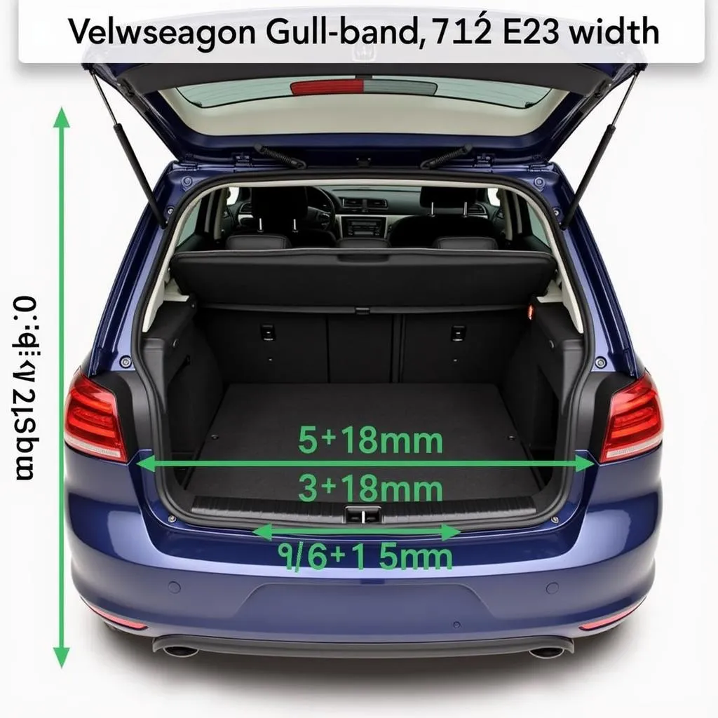 VW Golf 6 Kofferraum Abmessungen