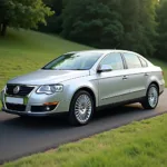 VW Passat mit 16 Zoll Radkappen