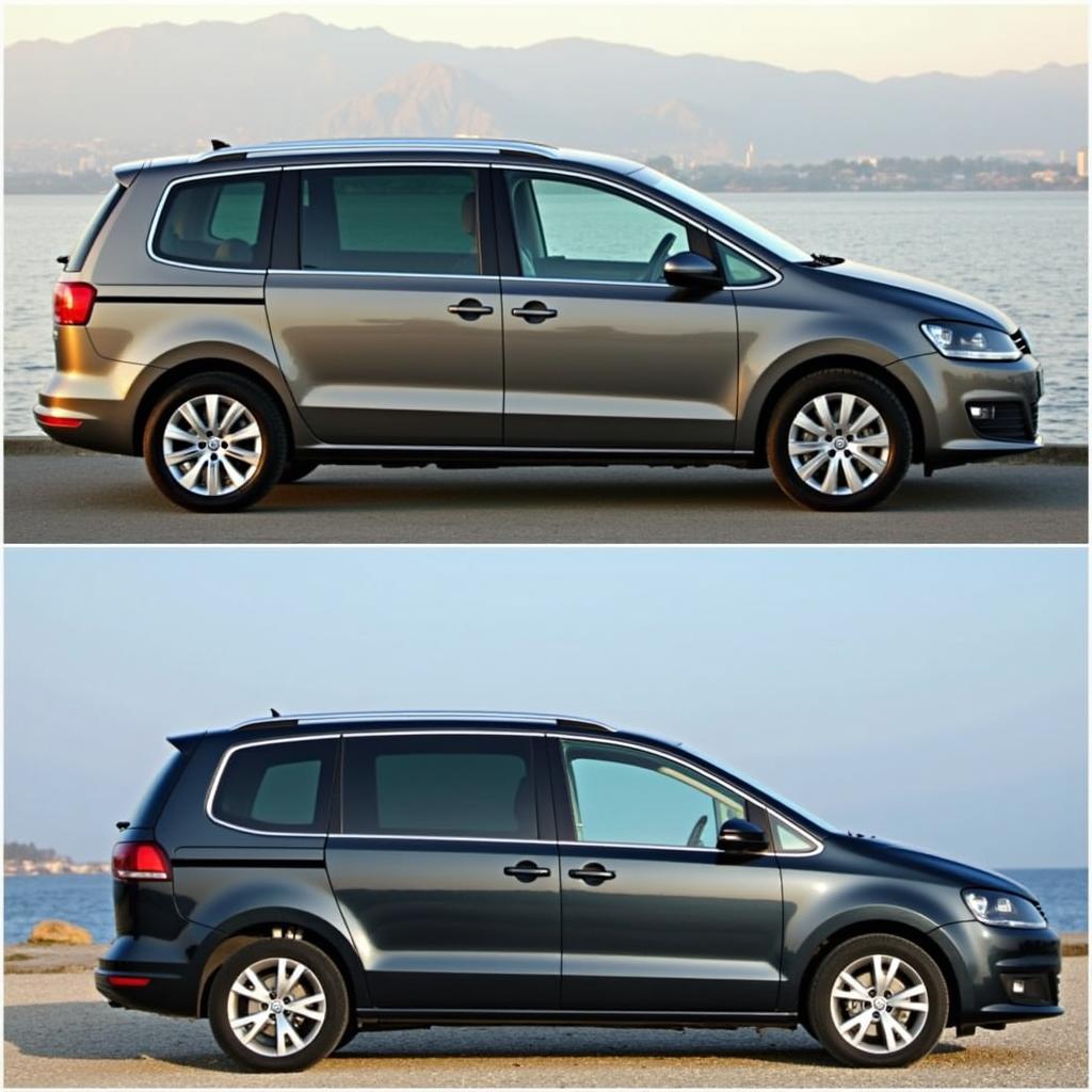 VW Sharan 2 Vergleich Seat Alhambra