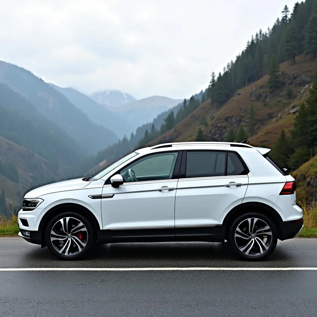 VW T-Cross 1.5 TSI DSG in strahlendem Weiß