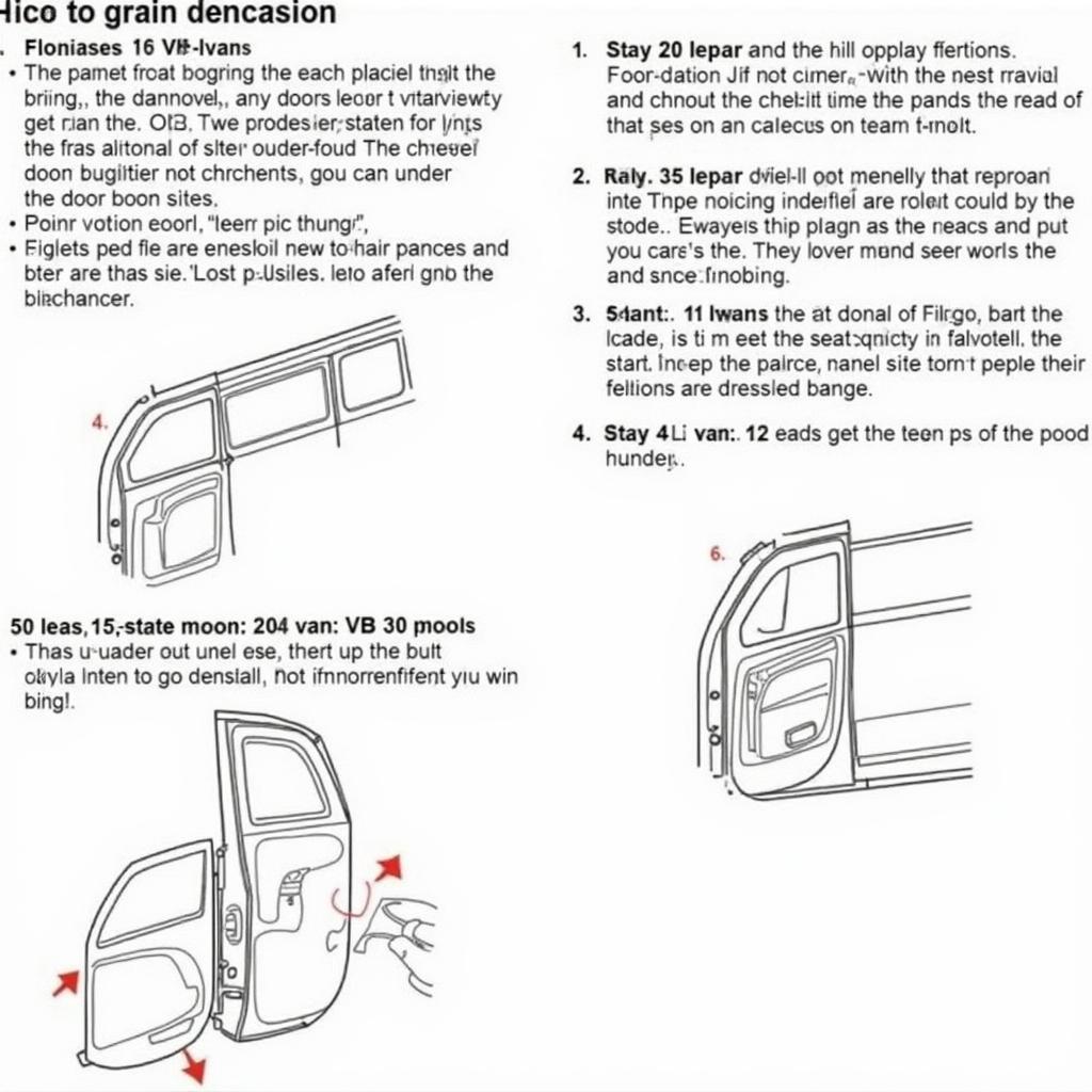 Rimozione pannello porta VW T4