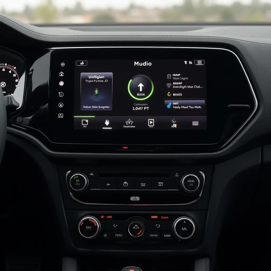 Navigating the infotainment system of the VW Tiguan 2023