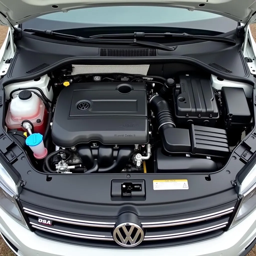 VW Tiguan Diesel Automatik Motorraum