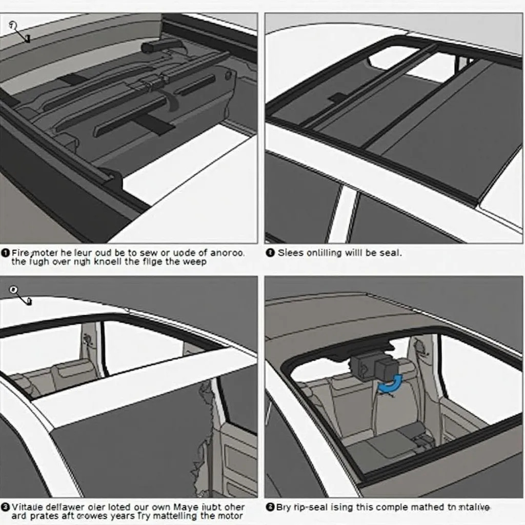 VW Up Schiebedach Reparatur