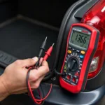 Diagnose der W220 Rückleuchten mit einem Multimeter