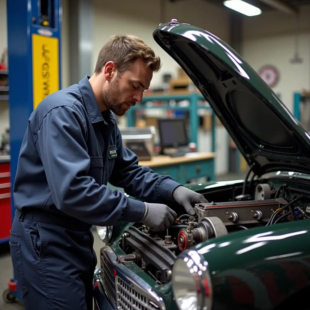 Werkstatt für britische Autos in Koblenz