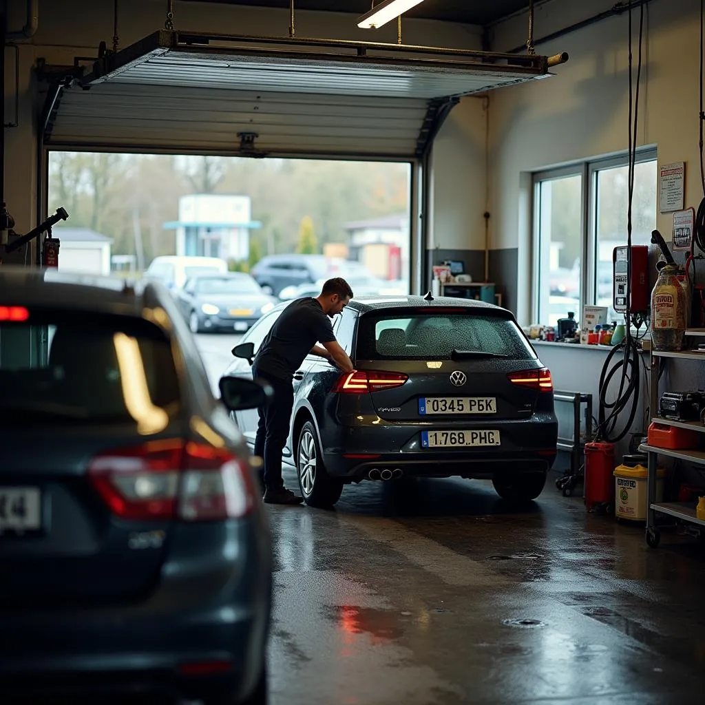 Werkstatt an der Tankstelle Glatten