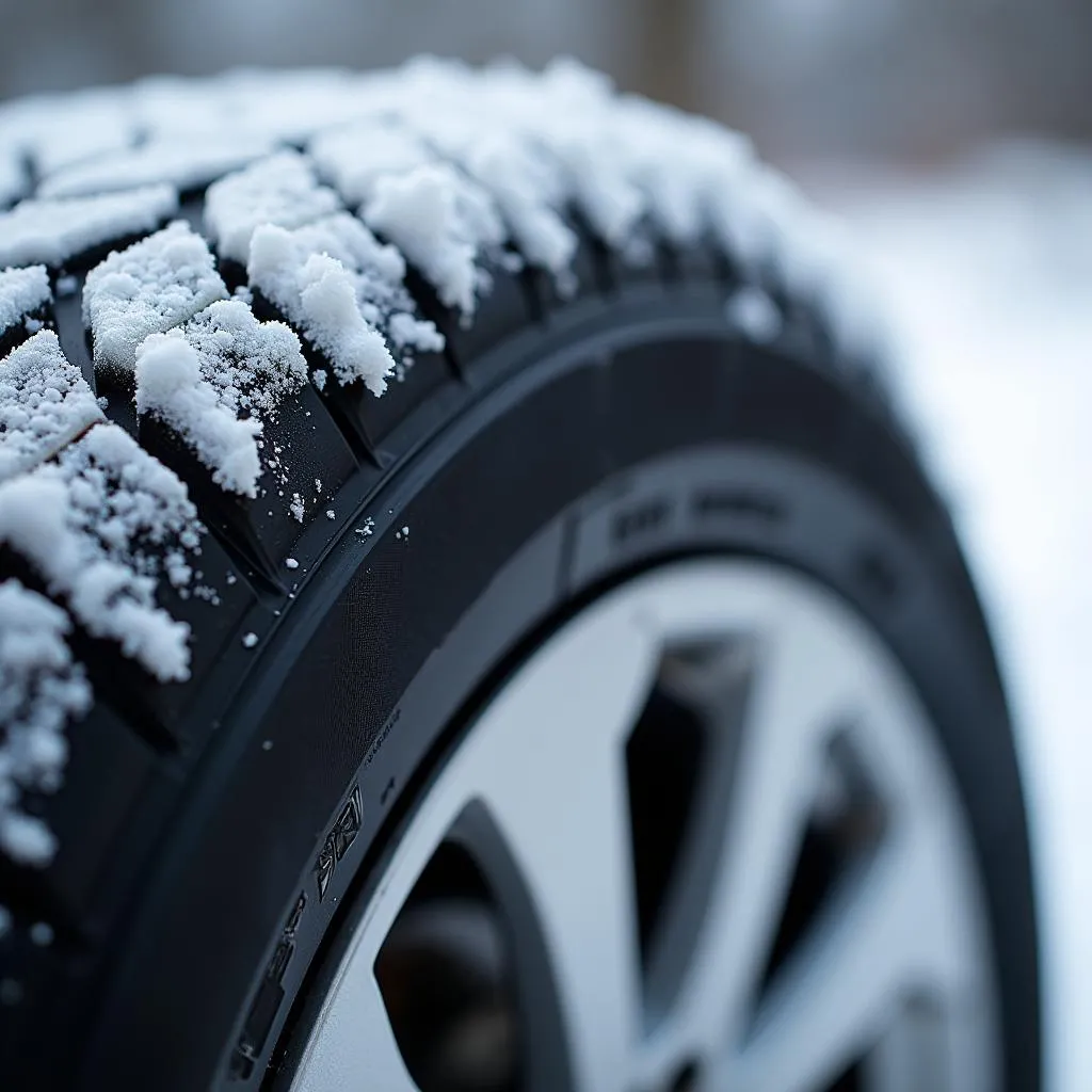 Winterreifen mit Schneeflockensymbol