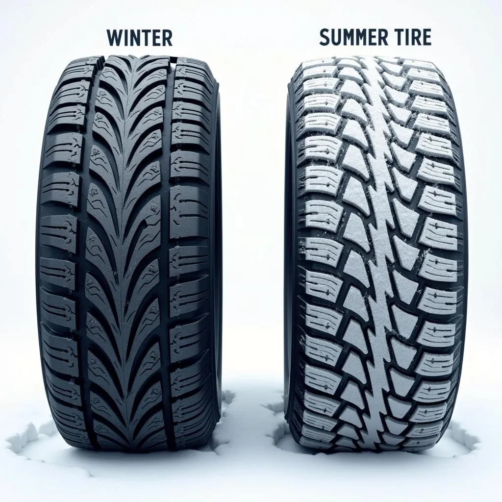 Winterreifen Profil vs Sommerreifen Profil