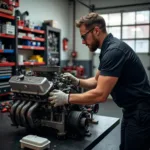 WM Sports Seriös: Rennwagen Reparatur