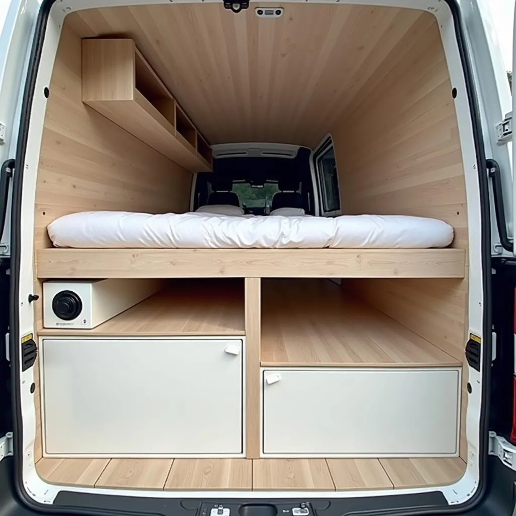 Interieur van een camper bestelbus op Marktplaats