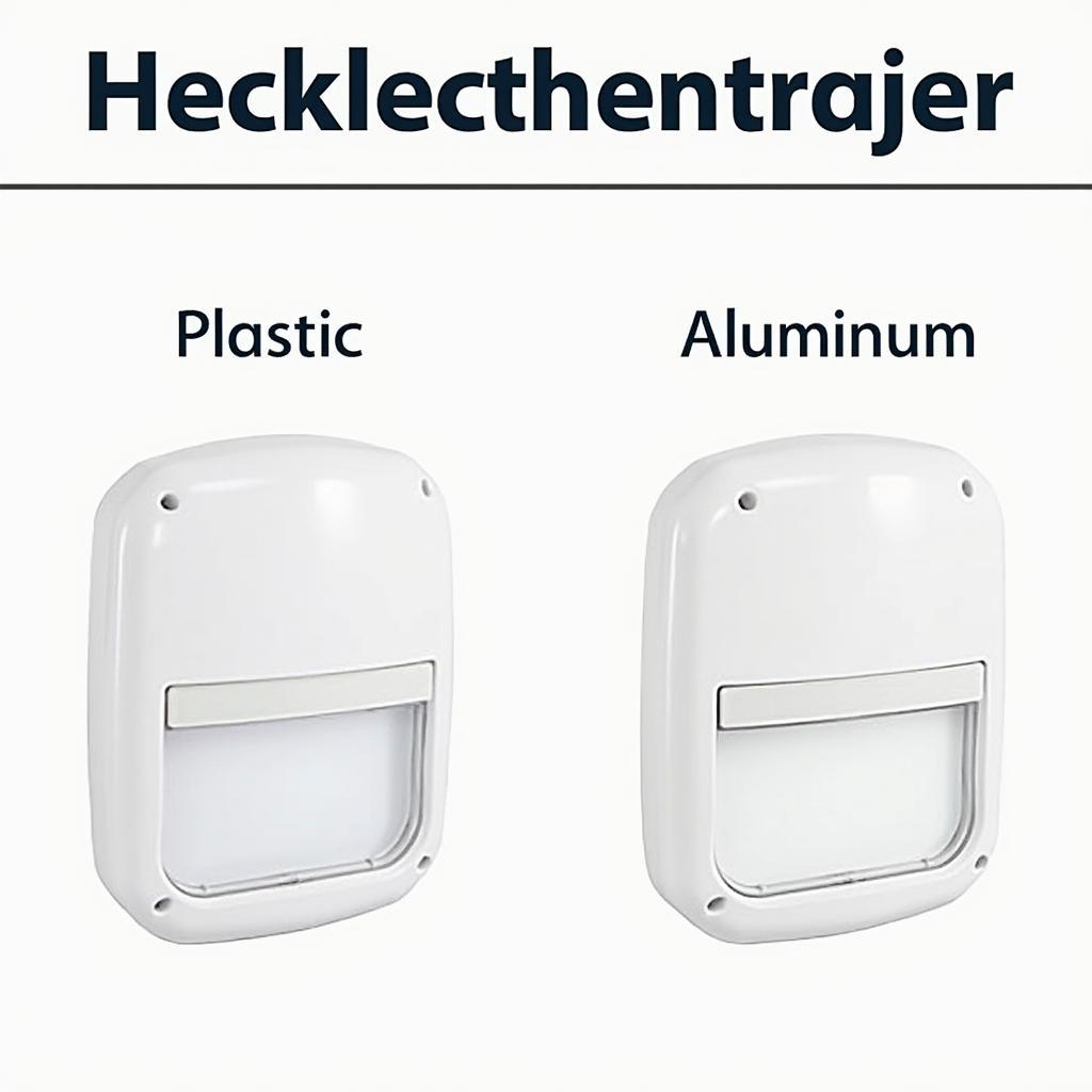 Verschiedene Heckleuchtenträger-Modelle