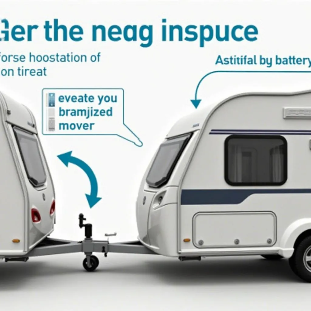 Wohnwagen rangieren mit Mover Batterie