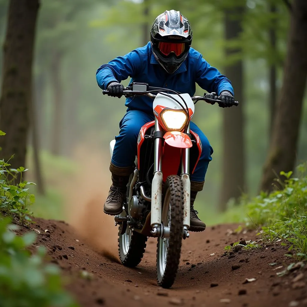 Yamaha WR 125R im Gelände