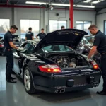 Zeitarbeit Porsche Werkstatt