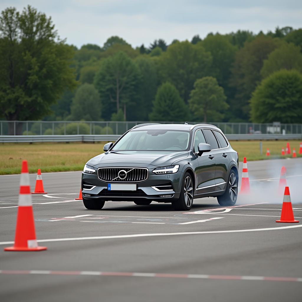 ADAC Fahrsicherheitstraining Übung in Koblenz