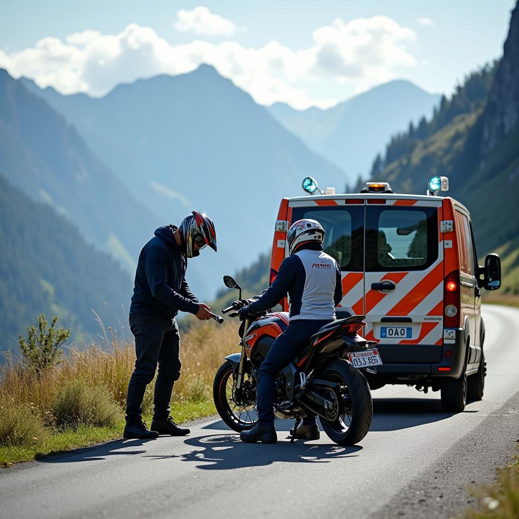 ADAC Pannenhilfe für Motorradfahrer